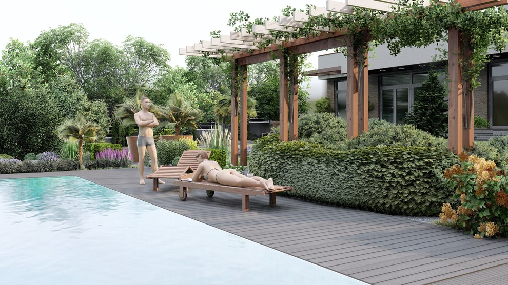 Благоустройство территории частного дома