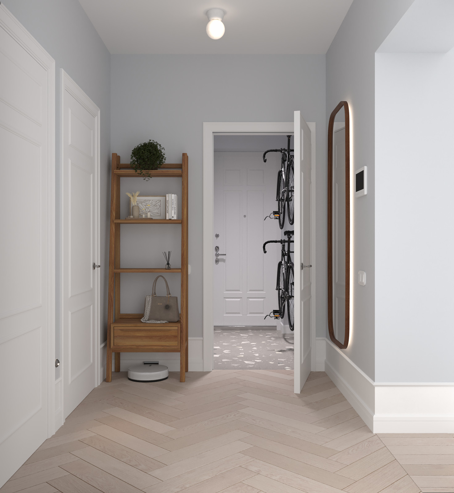 Светлая квартира в "сталинке"