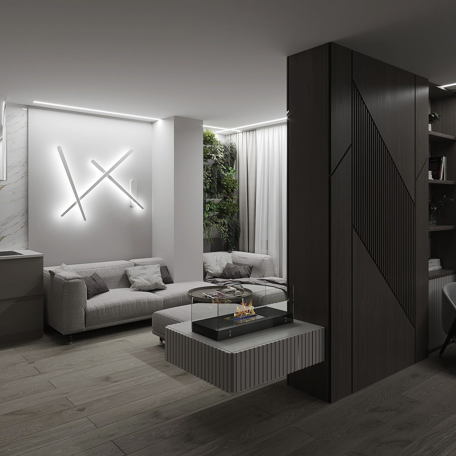 Интерьер в светлых тонах САМАРА