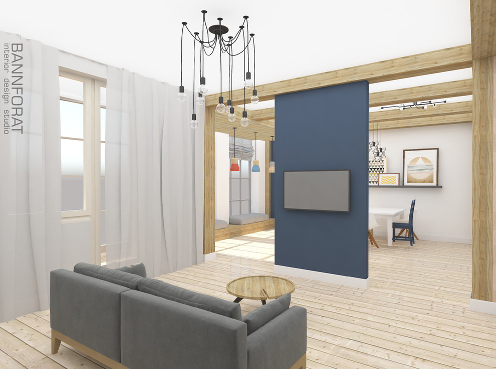 Квартира с балками