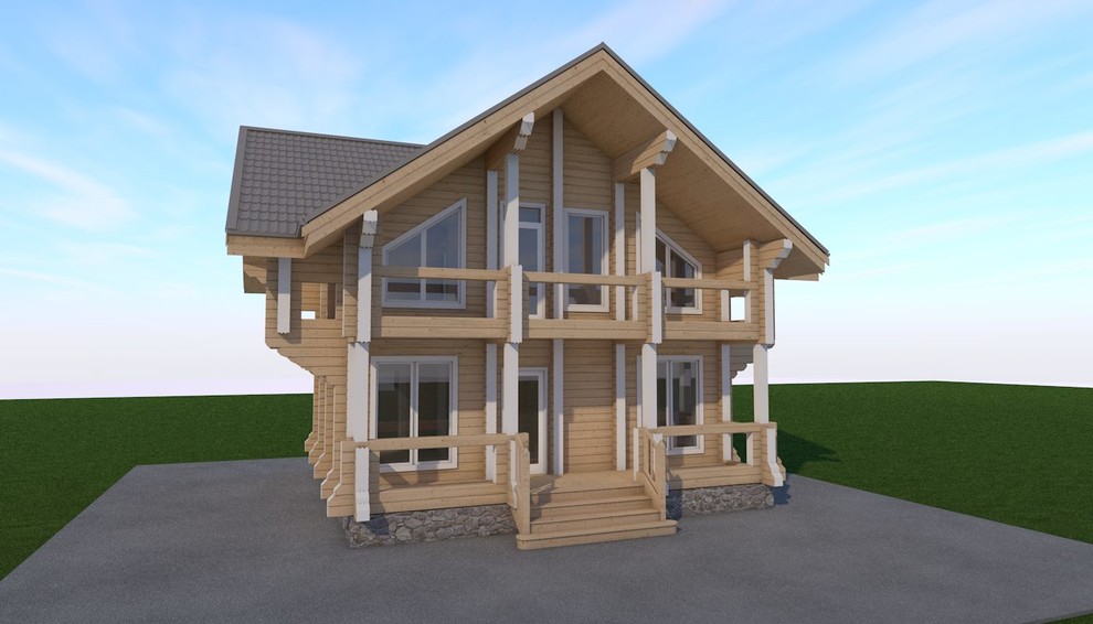 дом из клееного бруса