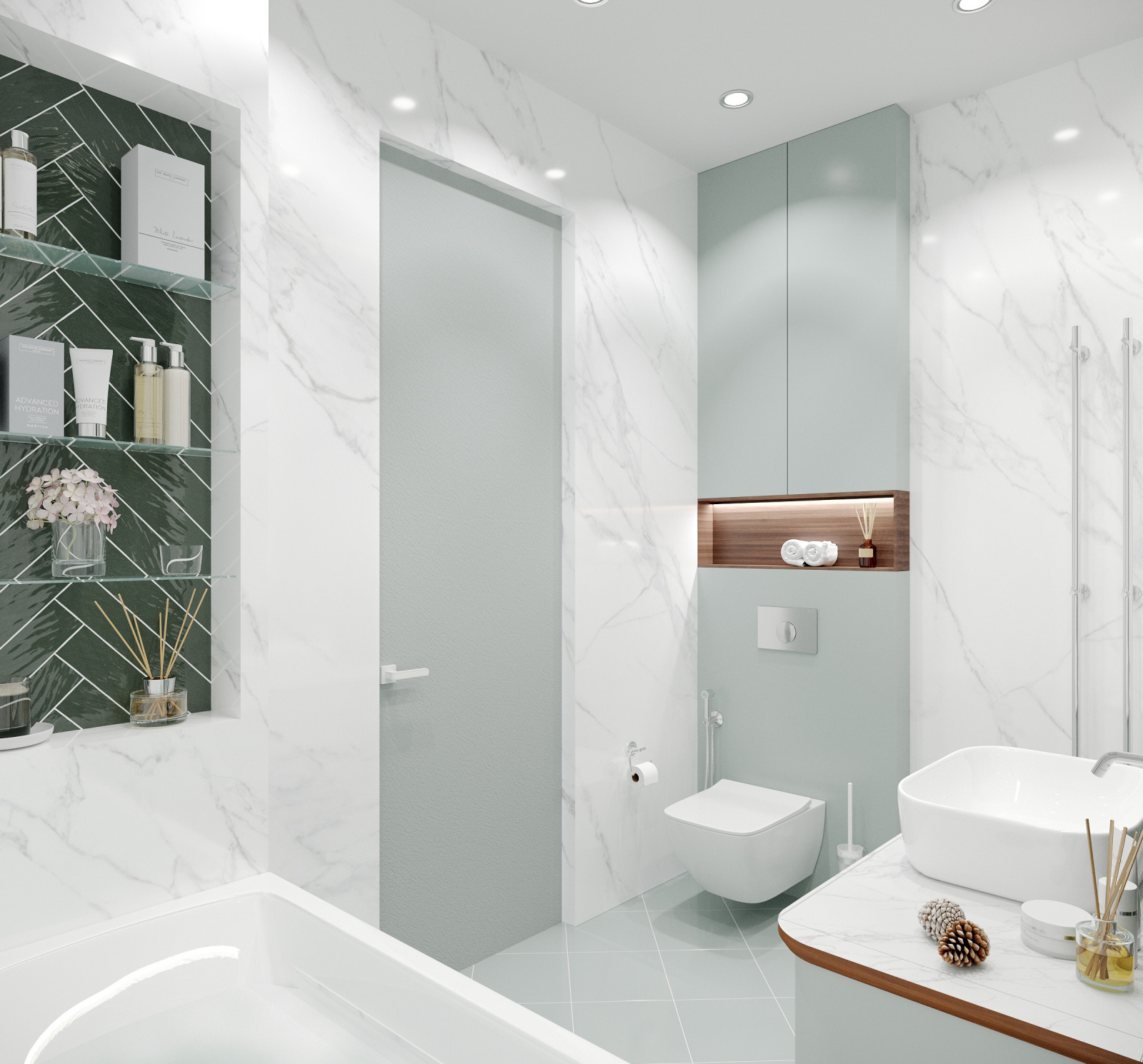 Ванная комната в проекте GreenHouz