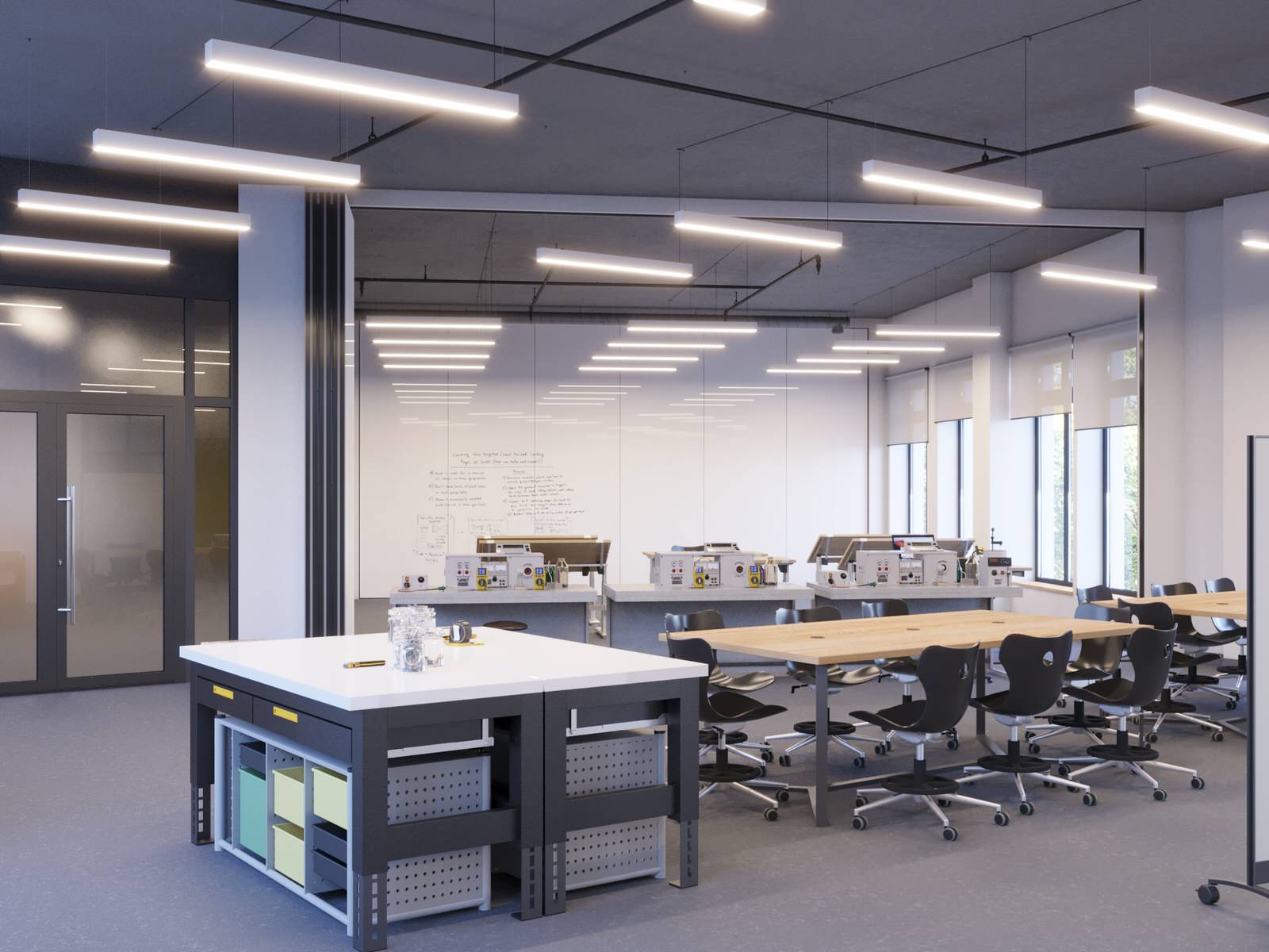 Дизайн-проект интерьеров школы на 825 мест