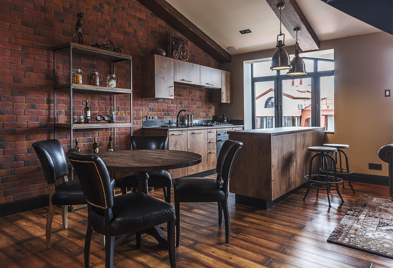 Квартира в стиле лофт