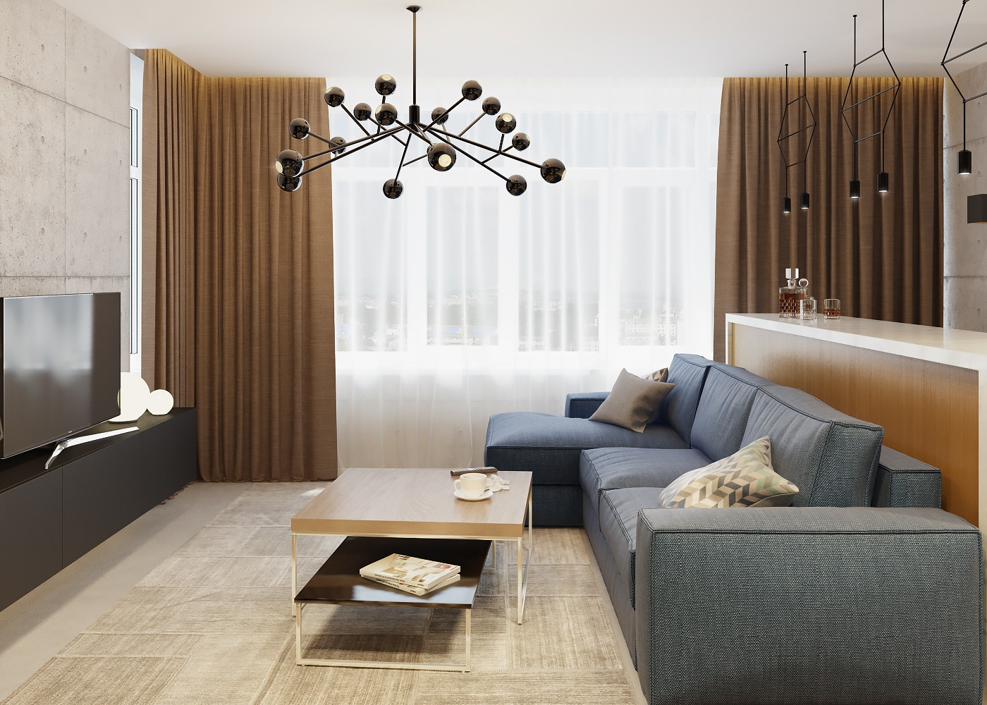 Стильные апартаменты для делового человека