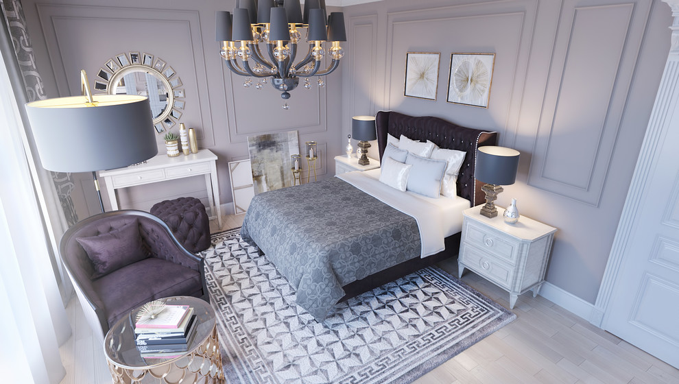 Обложка проекта: Дизайн спальни в коттеджном поселке