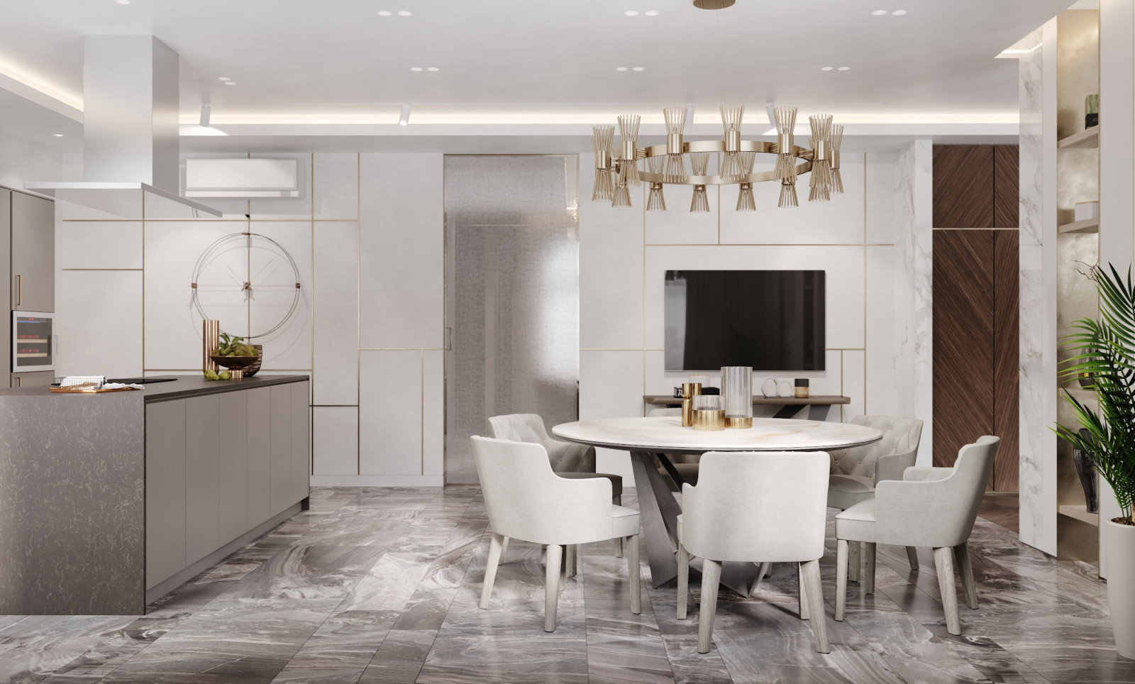 Квартира 210 м² в ЖК «Русский дом»