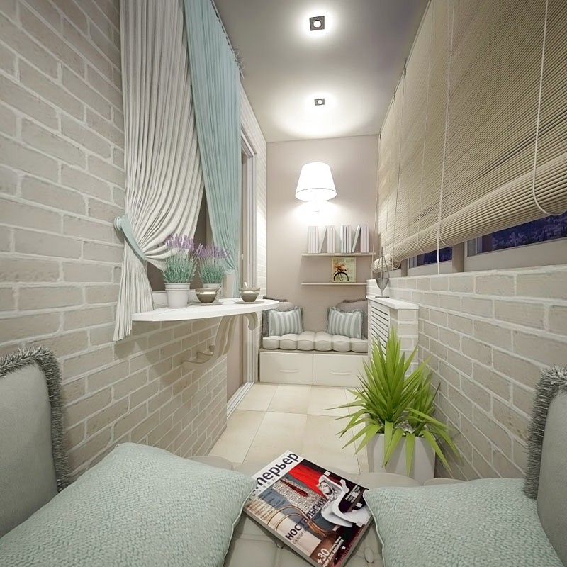 Отделка балконов