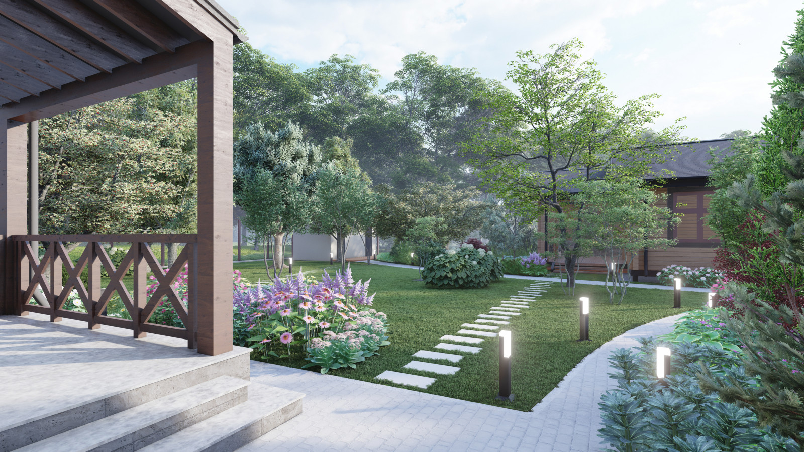 Комплексный проект дома и участка в Чертовицах