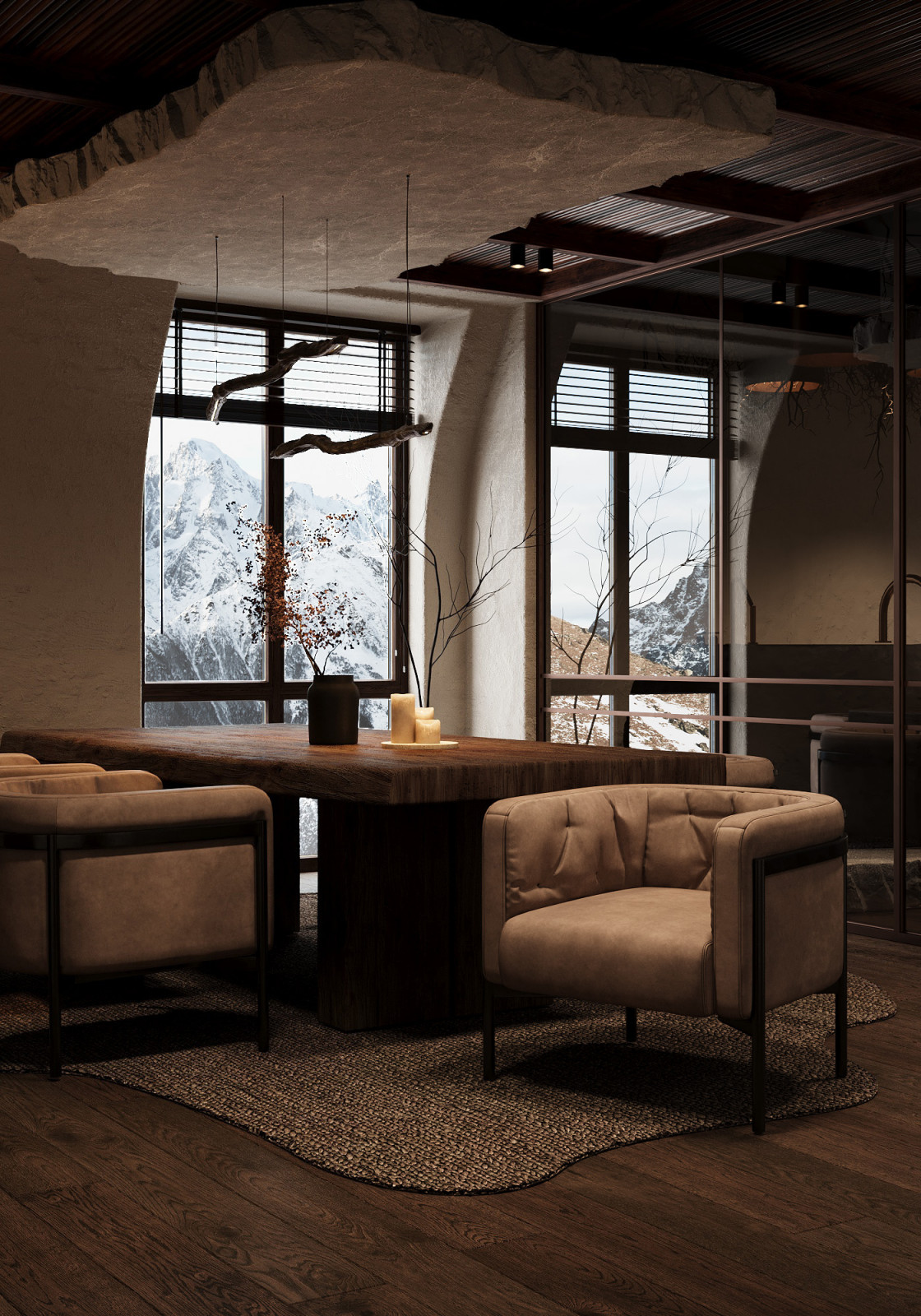 Обложка проекта: Дизайн проект банного сьюта "Grotto"