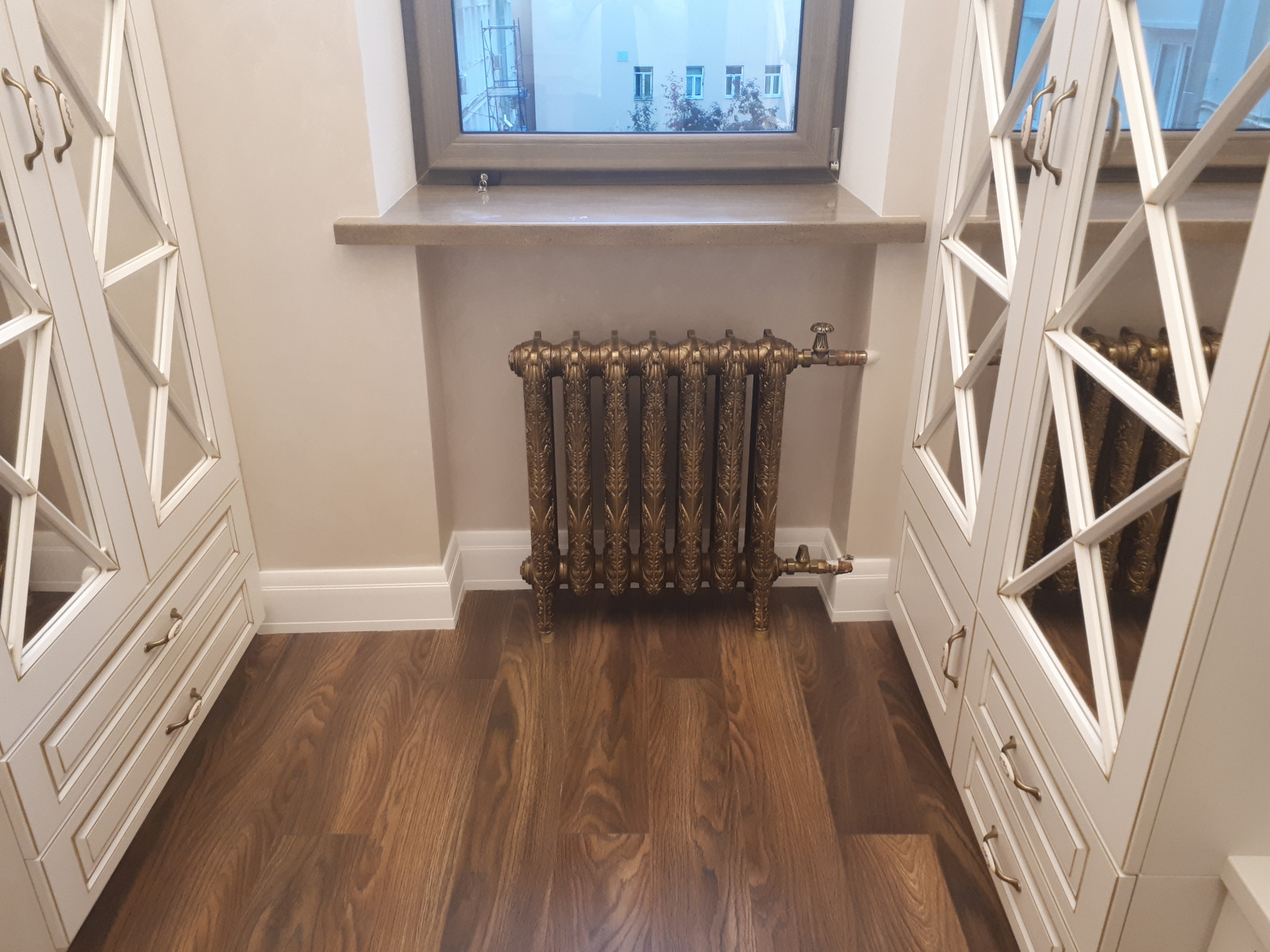 Замена радиаторов отопления в ретро стиле