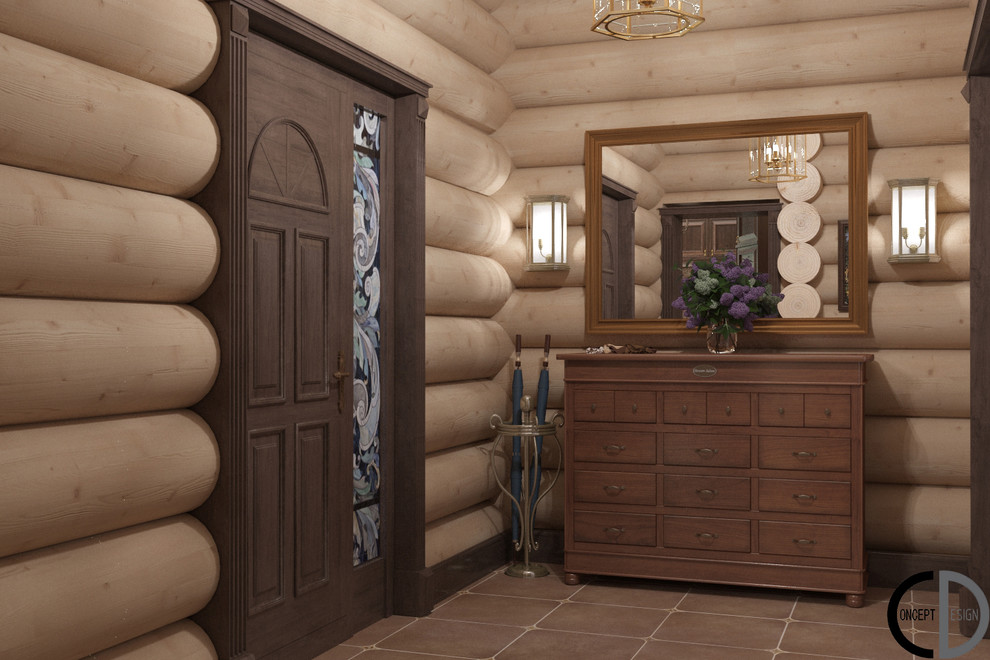 Готика в доме из бруса