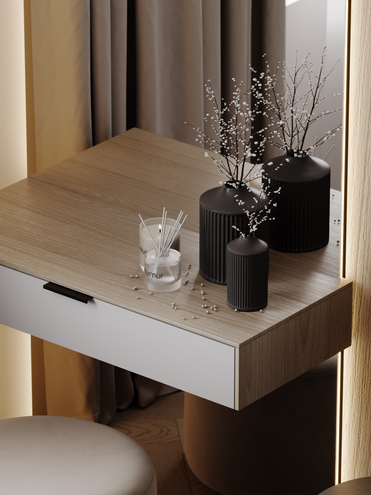 Идеальный современный интерьер в ЖК Homecity