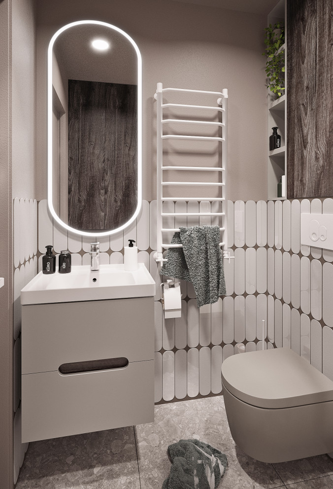 Проект студии 14 кв.м.