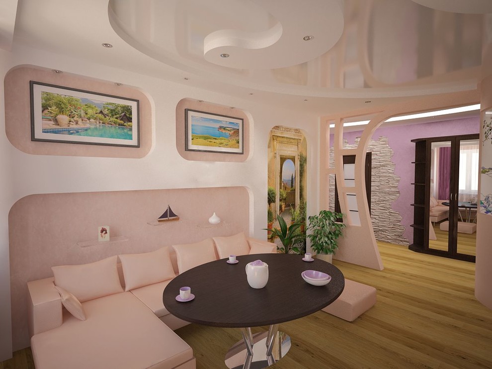 Обложка проекта: дизайн гостиной-студии