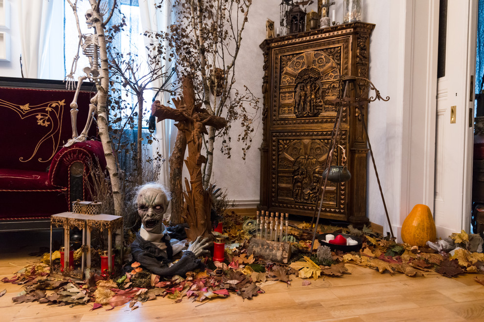 Houzz Германия: Шоу ужасов в одной готической квартире перед Хеллоуином