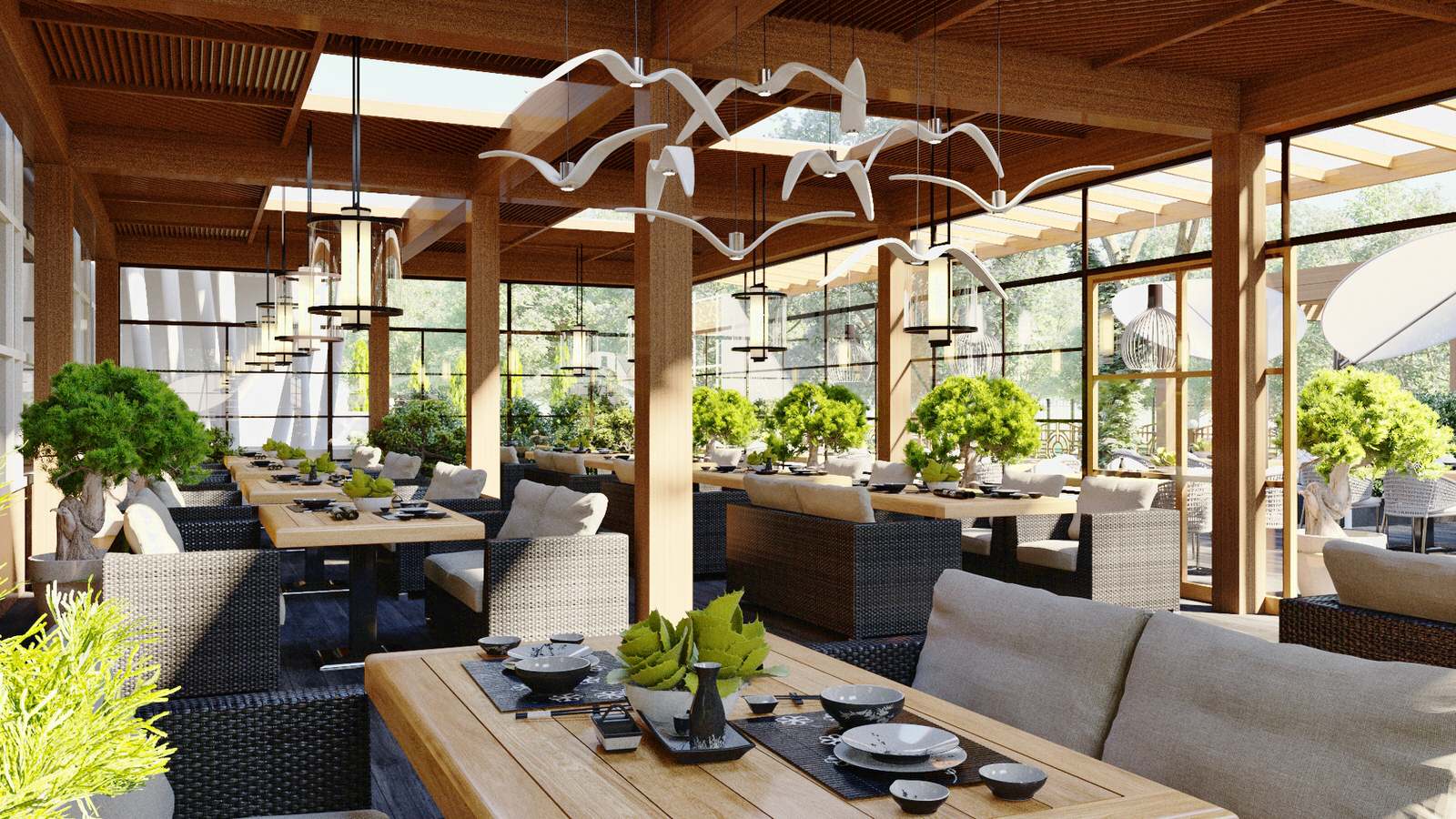 OUTDOOR RESTAURANT «AZUMA»