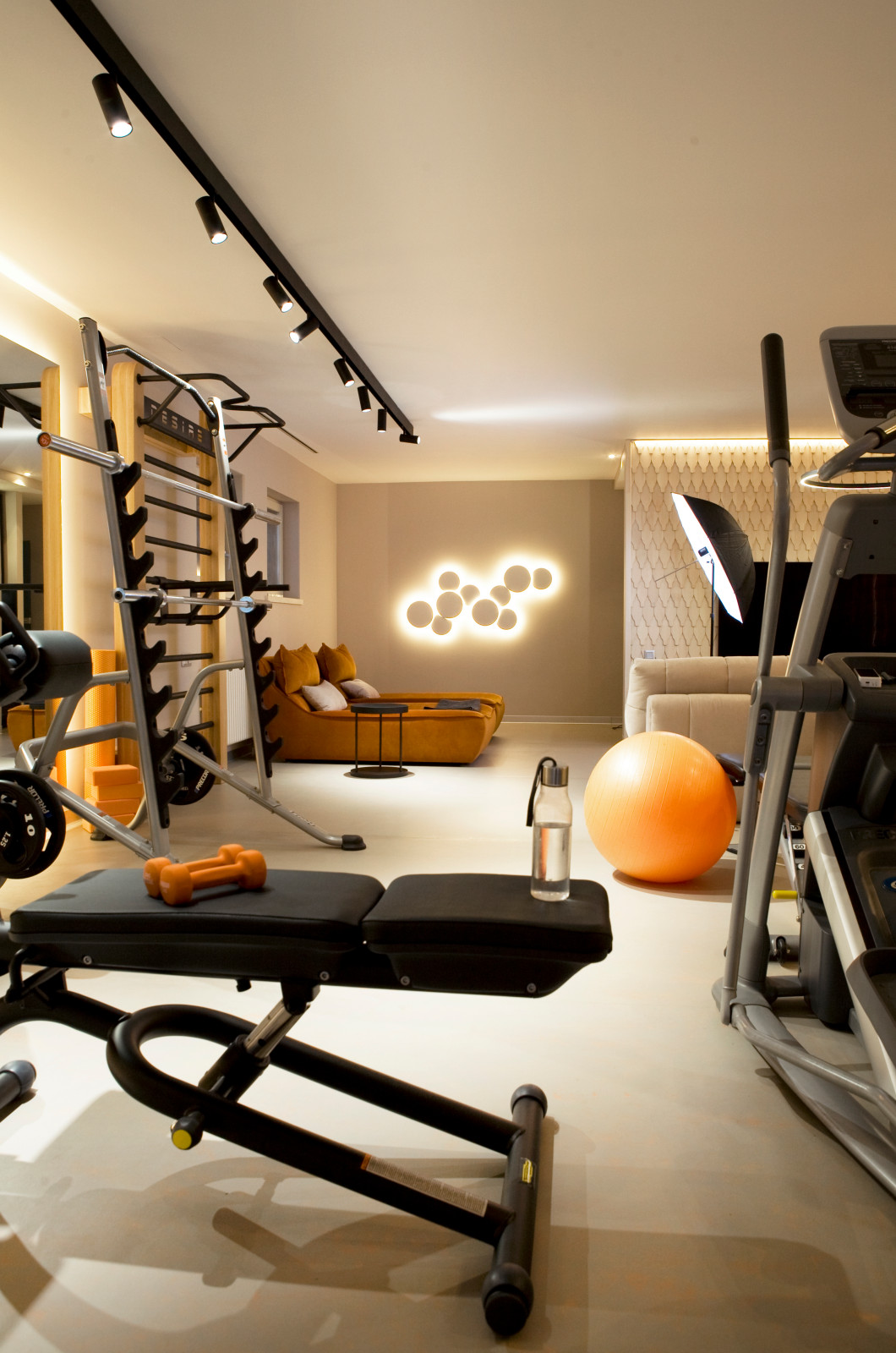 Обложка проекта: Домашний фитнес с лаунж-зоной