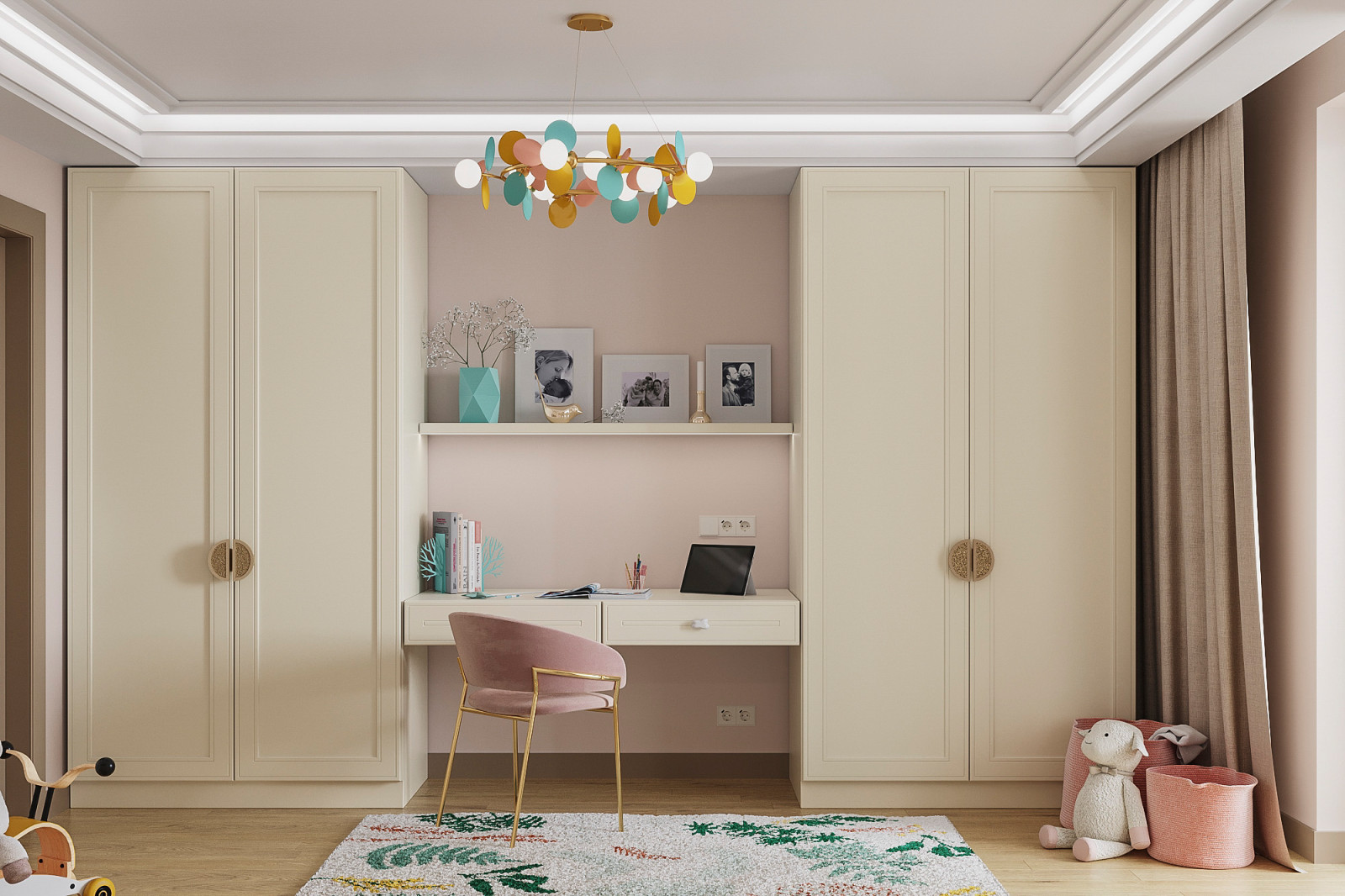 Кашемир беж. Квартира 130 кв.м. на Зоологической ул.