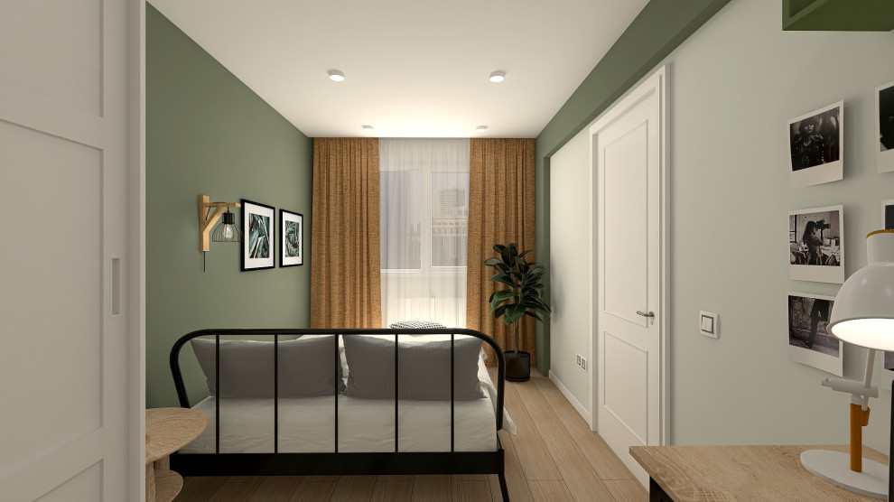 Сочный и бюджетный сканди интерьер