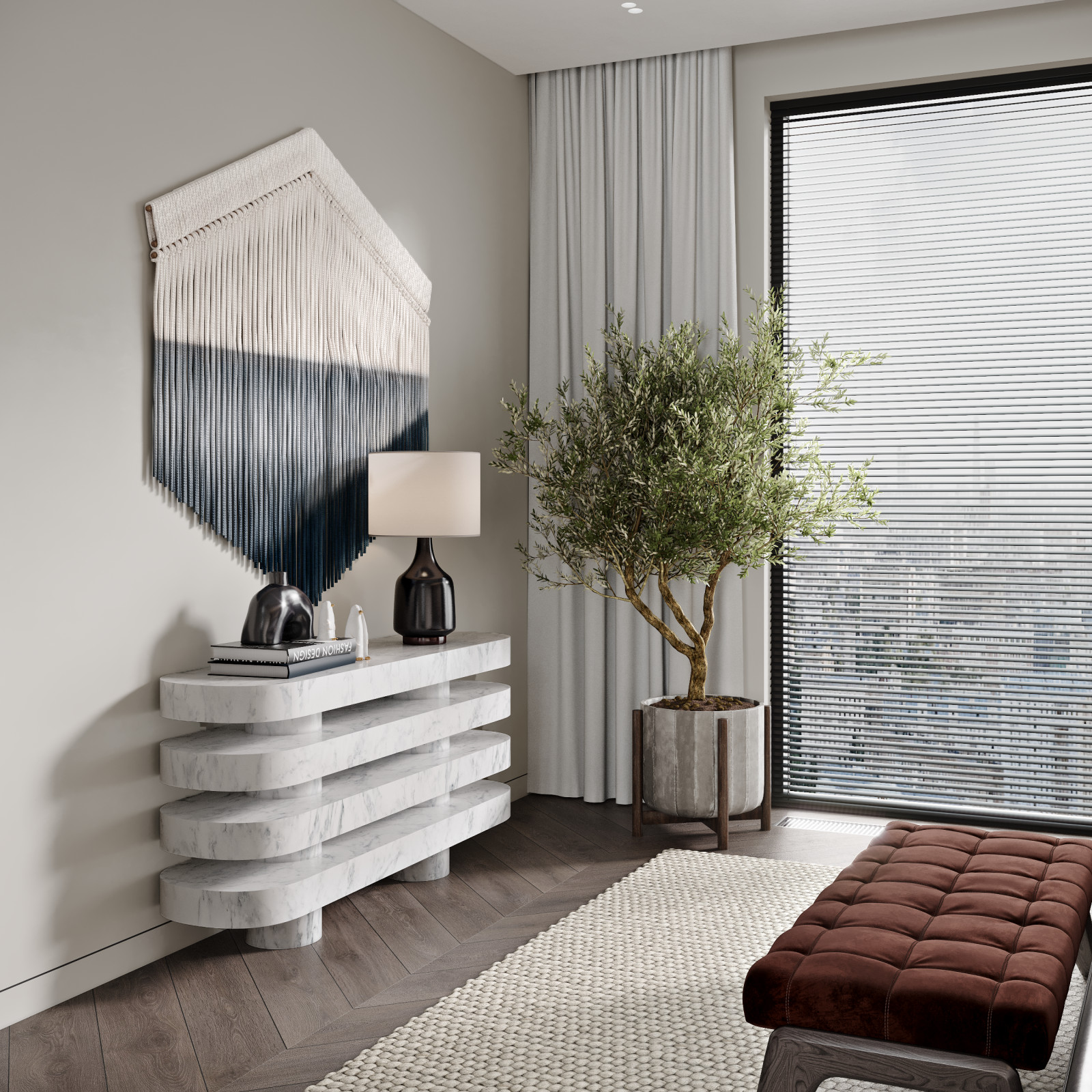 Дизайн - проект апартаментов в современном стиле