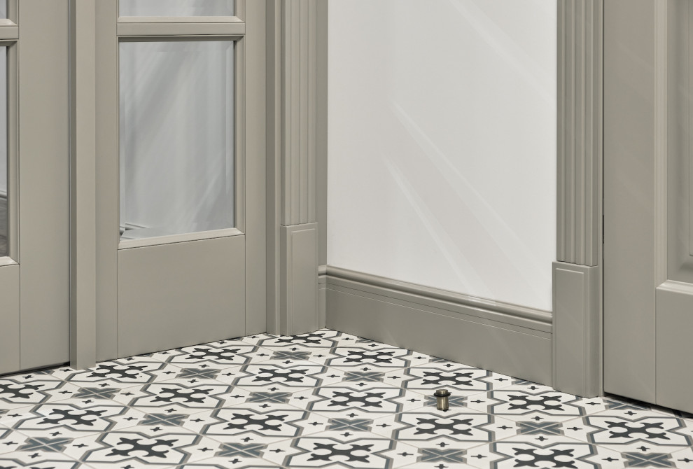 Кантри Ral 7030 в интерьере дома