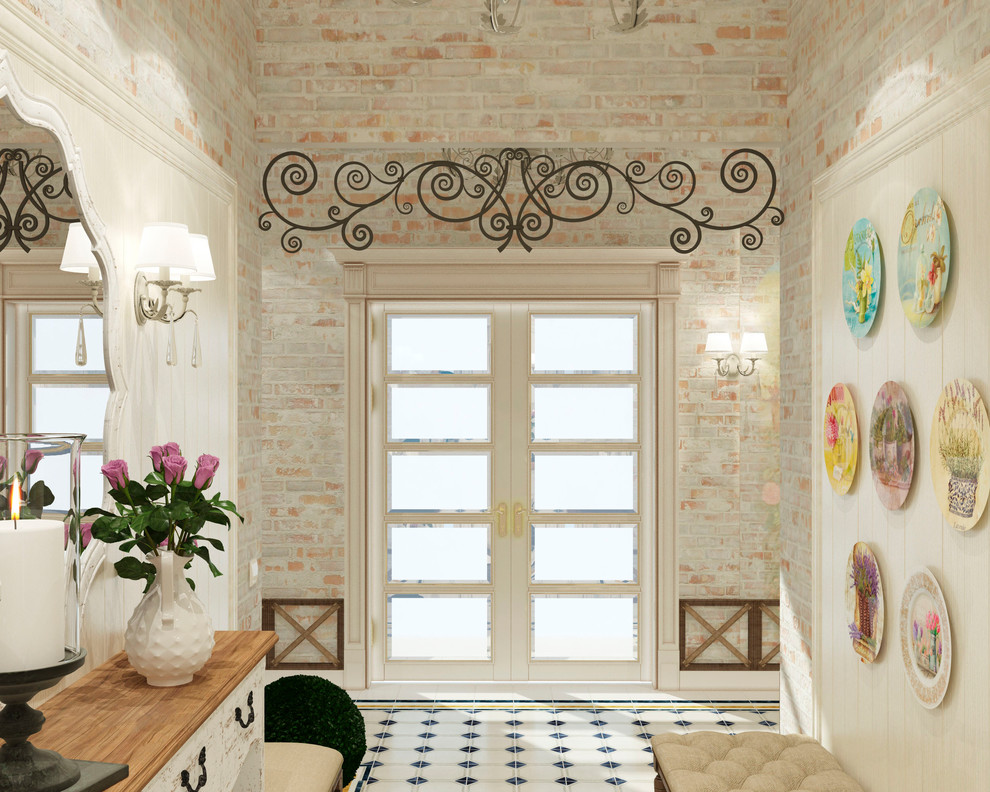 Холл в стиле прованс и шебби шик