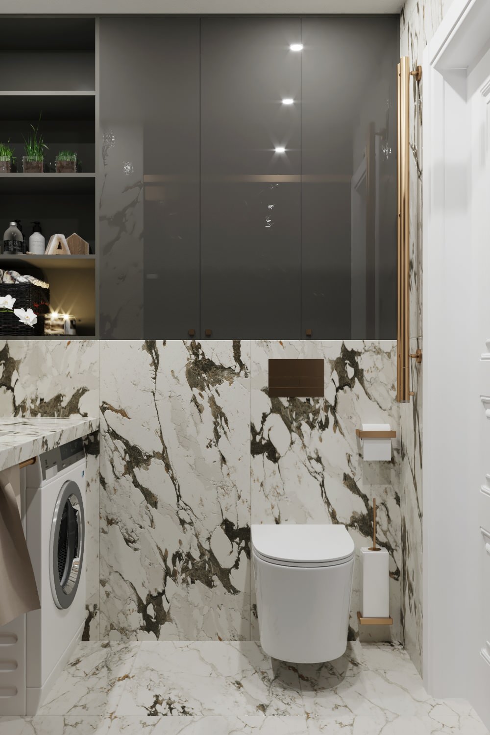 Дизайн проект однокомнатной квартиры в ЖК "Европейский" г. Тюмень