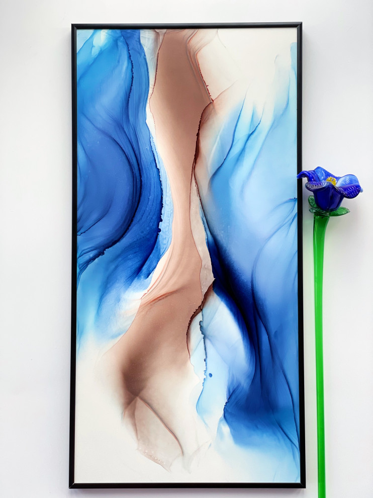 Обложка проекта: Картина в технике спиртовых и акриловых чернил