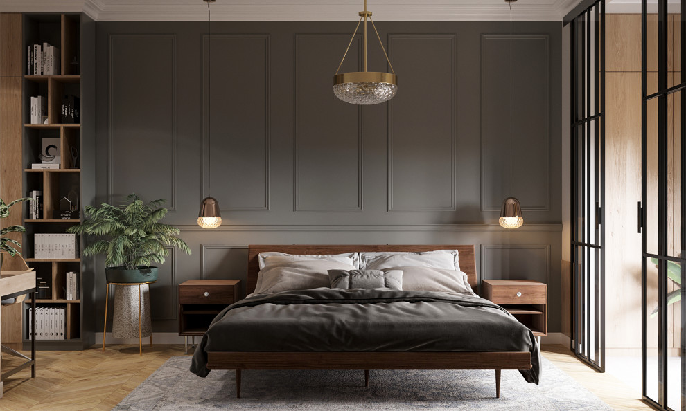 Небольшая квартира в Москве в мужском стиле