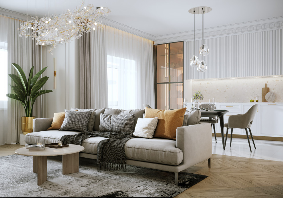 Проект 3х комнатной квартиры в жк "Ты и я" г. Москва