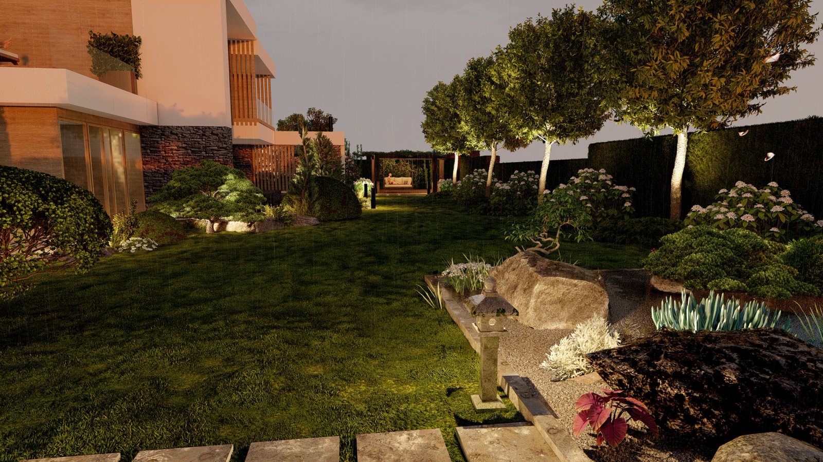 Сад "Многоликий". КП Райт Вилладж