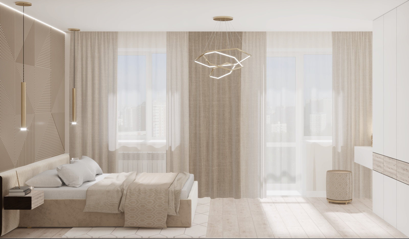 Обложка проекта: Дизайн спальни