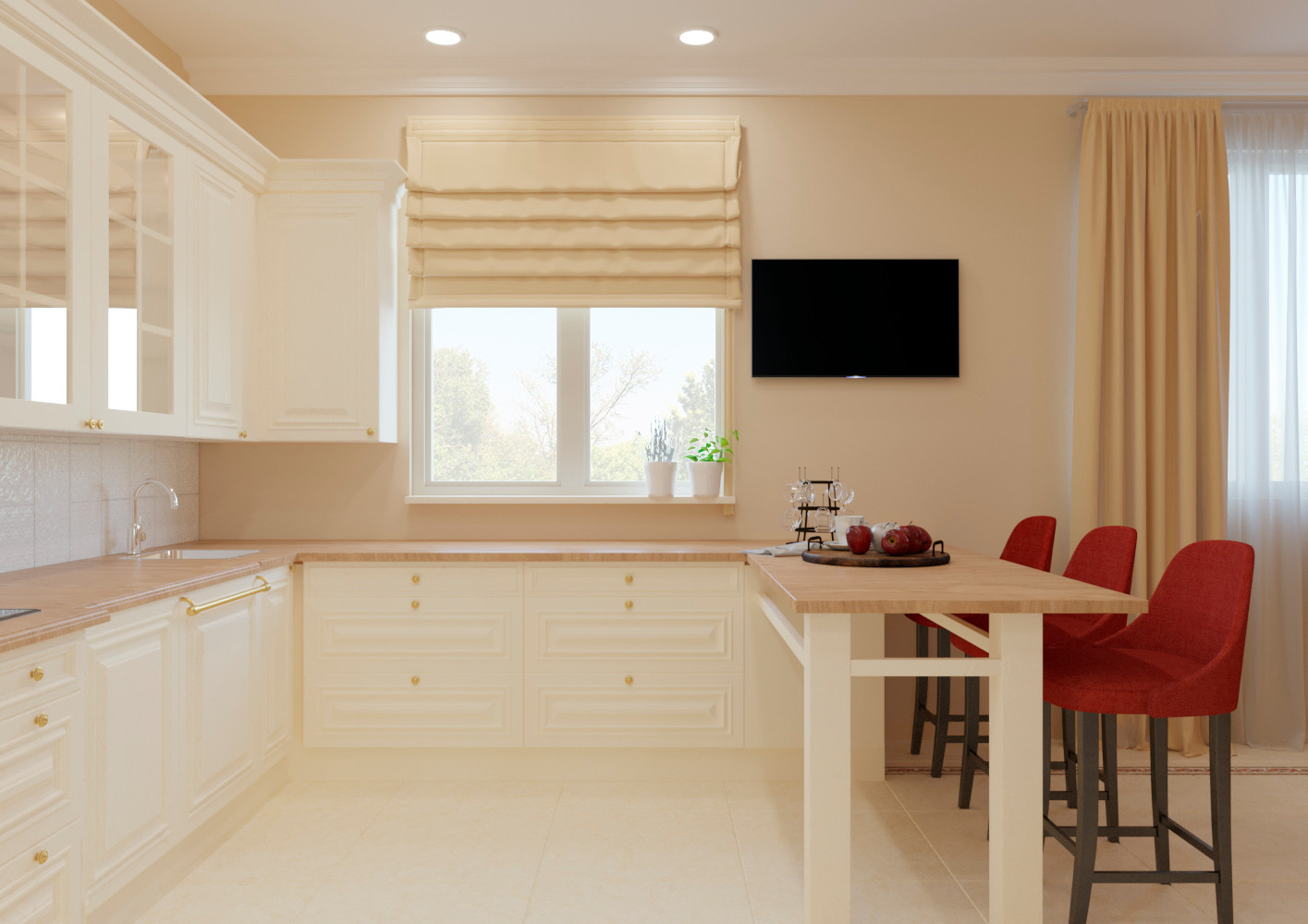 Загородный дом. Кухня