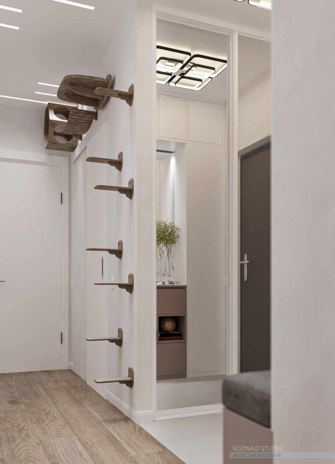 Проект трехкомнатной квариты (82 м²) в Санкт-Петербурге