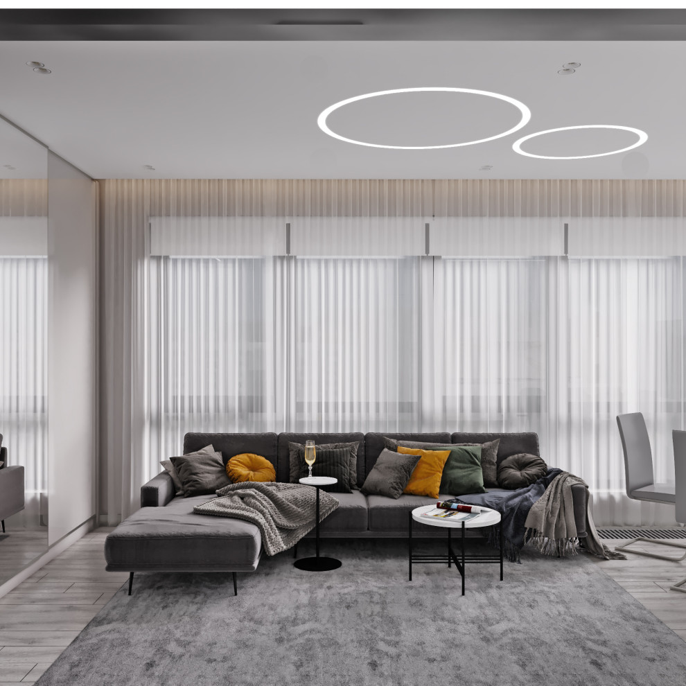 Дизайн квартиры-студии 44 кв.м.в г.Москва ЖК Monodom