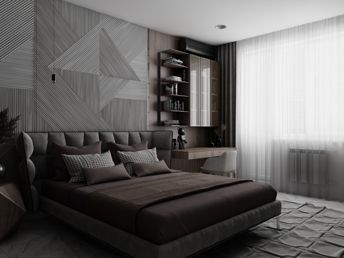 №14. Стильный и сильный интерьер в центре города Иркутск.