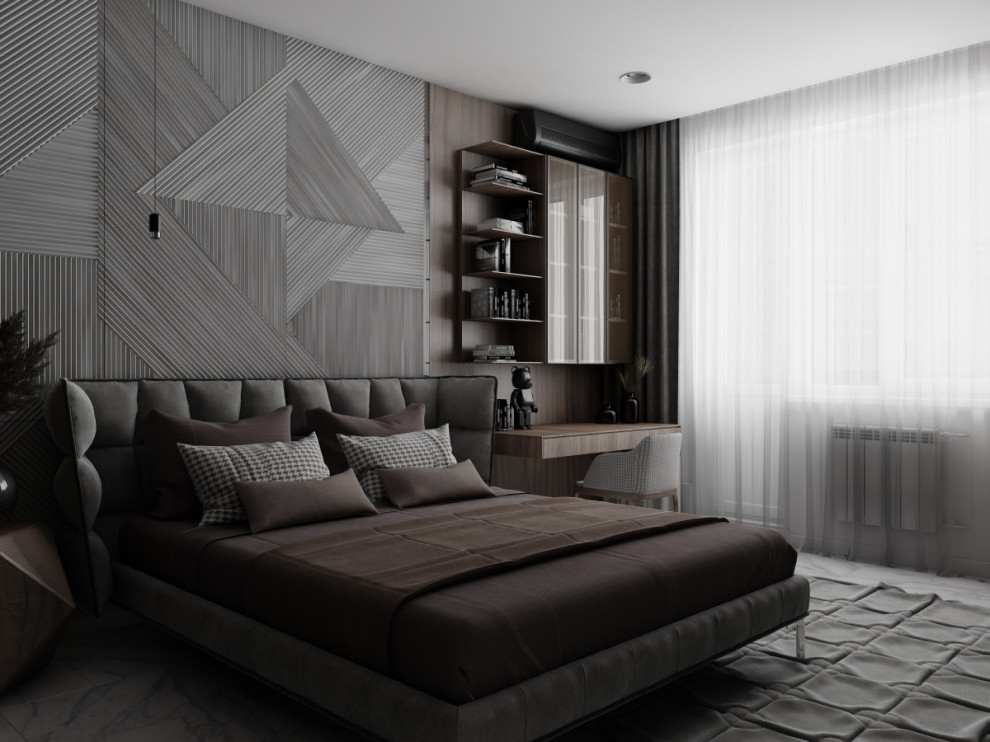 №14. Стильный и сильный интерьер в центре города Иркутск.