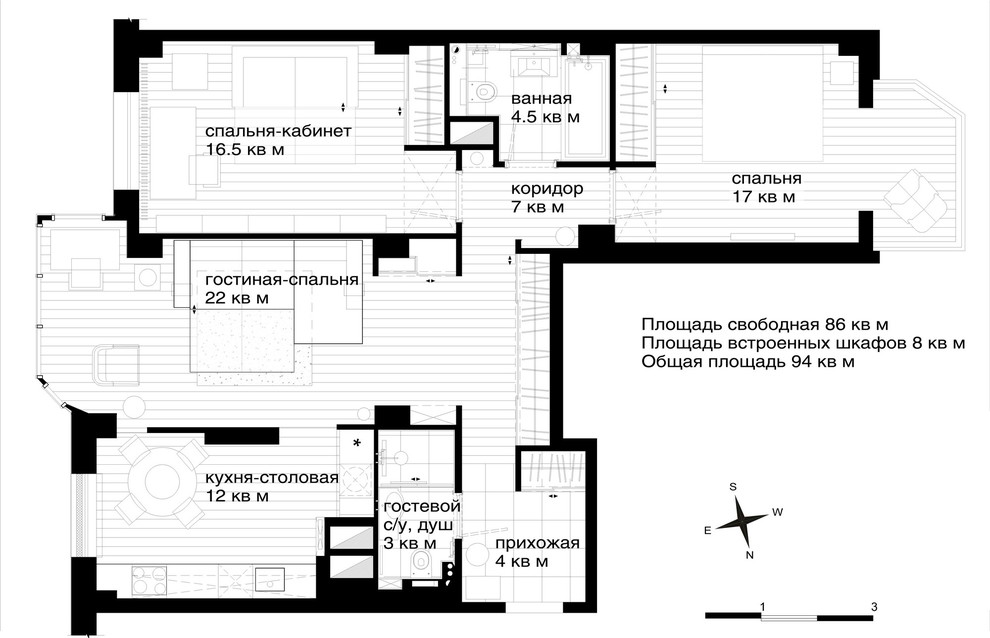 Квартира в Санкт-Петербурге "Юбилейный Квартал"