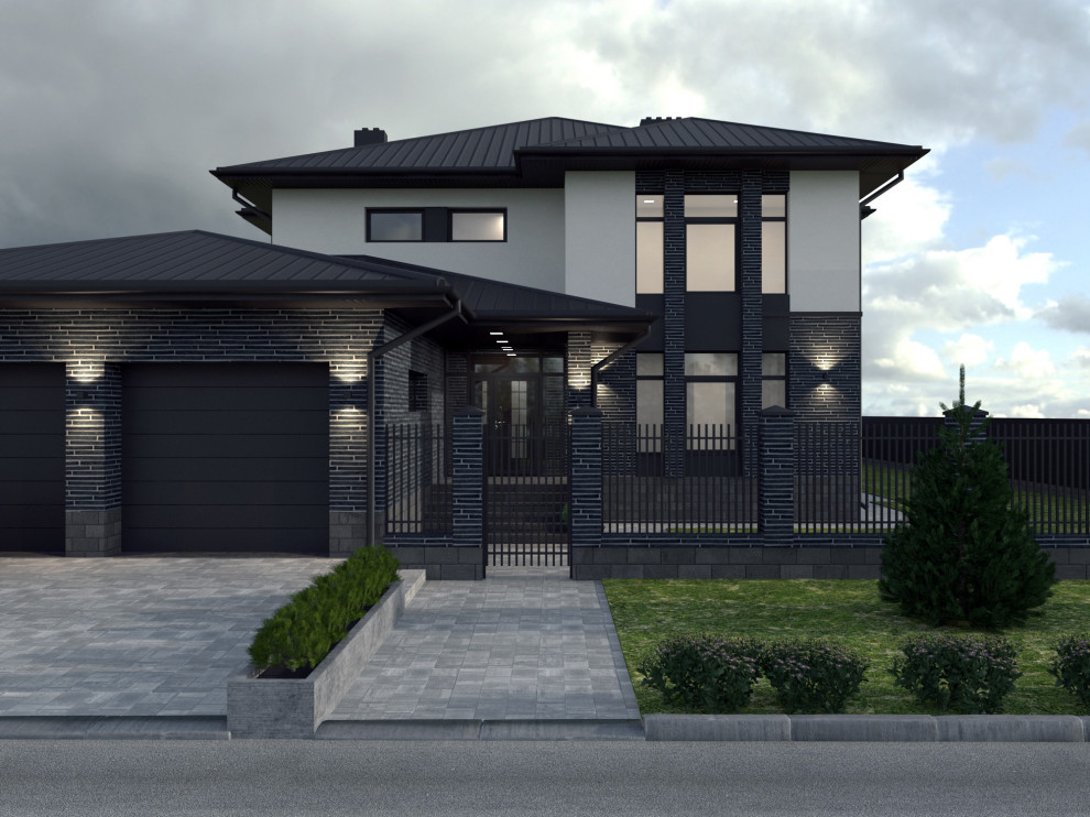 Проект дома 315  м.кв. в п. Пригородный