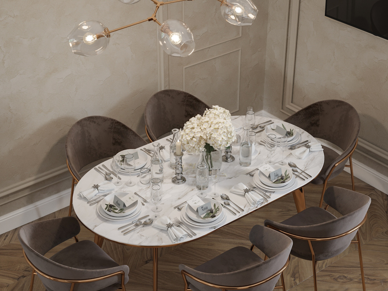 Дизайн загородного дома (1 этаж)