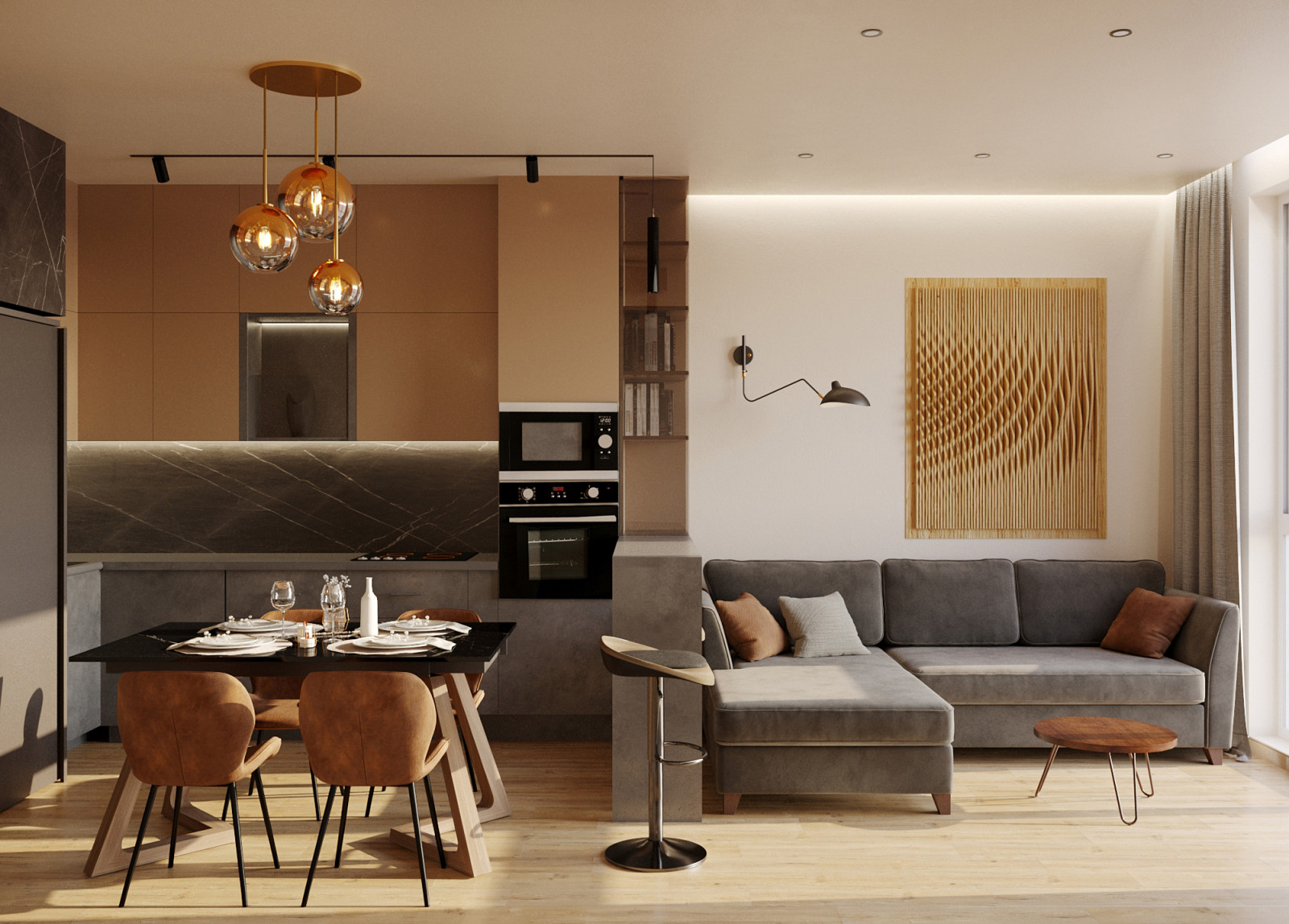 Трехкомнатная квартира 98 кв.м. в ЖК "Западный порт"