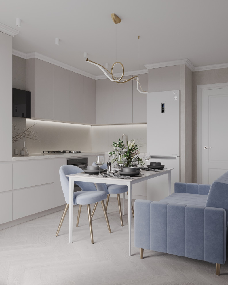 Дизайн квартиры в светлых оттенках