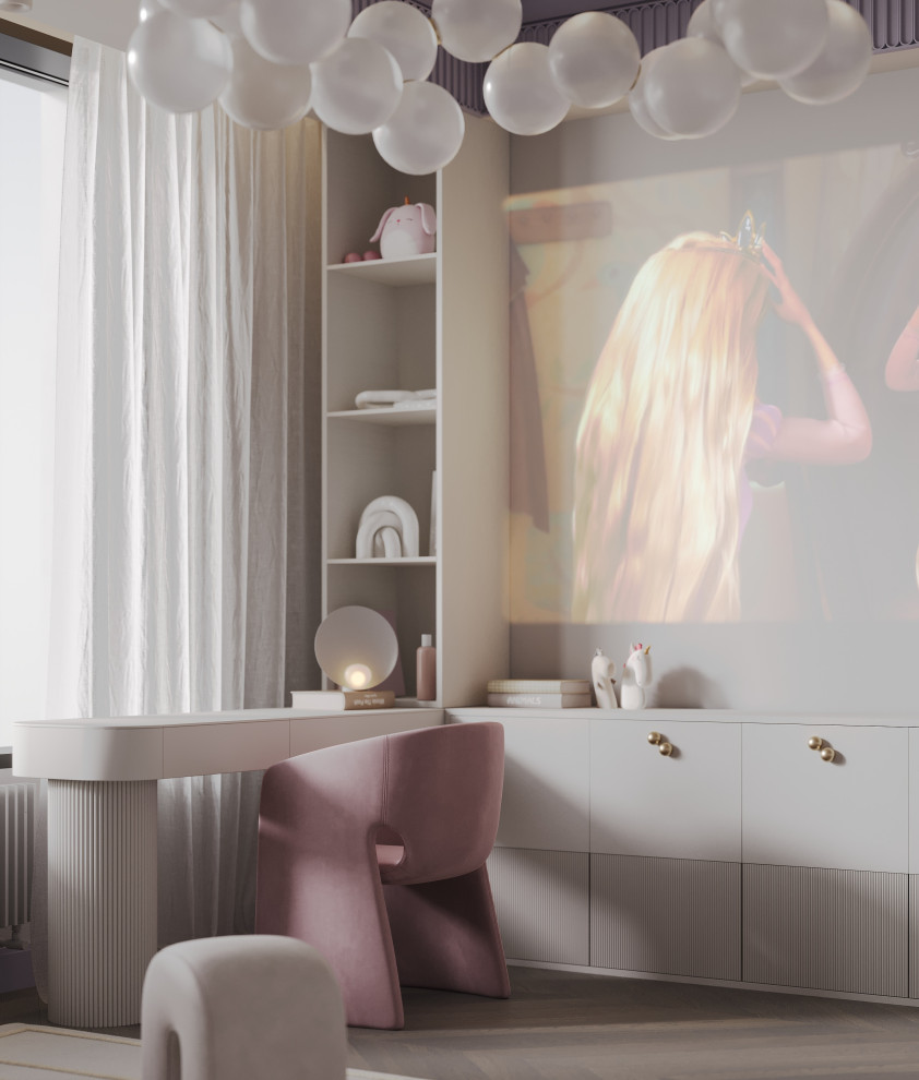 Изящная детская в стиле неоклассика