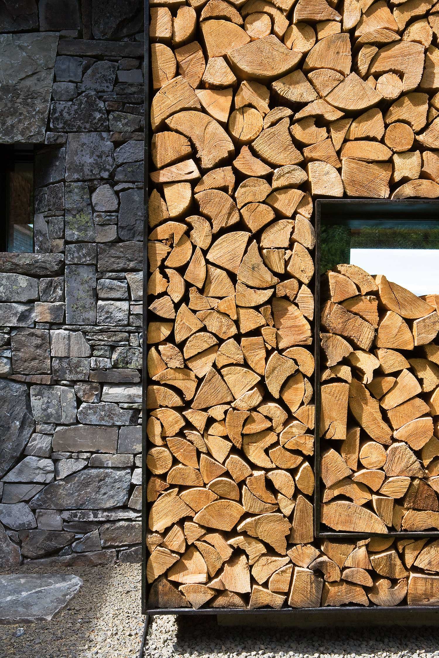 Houzz США: Современная интерпретация бревенчатого дома в Монтане