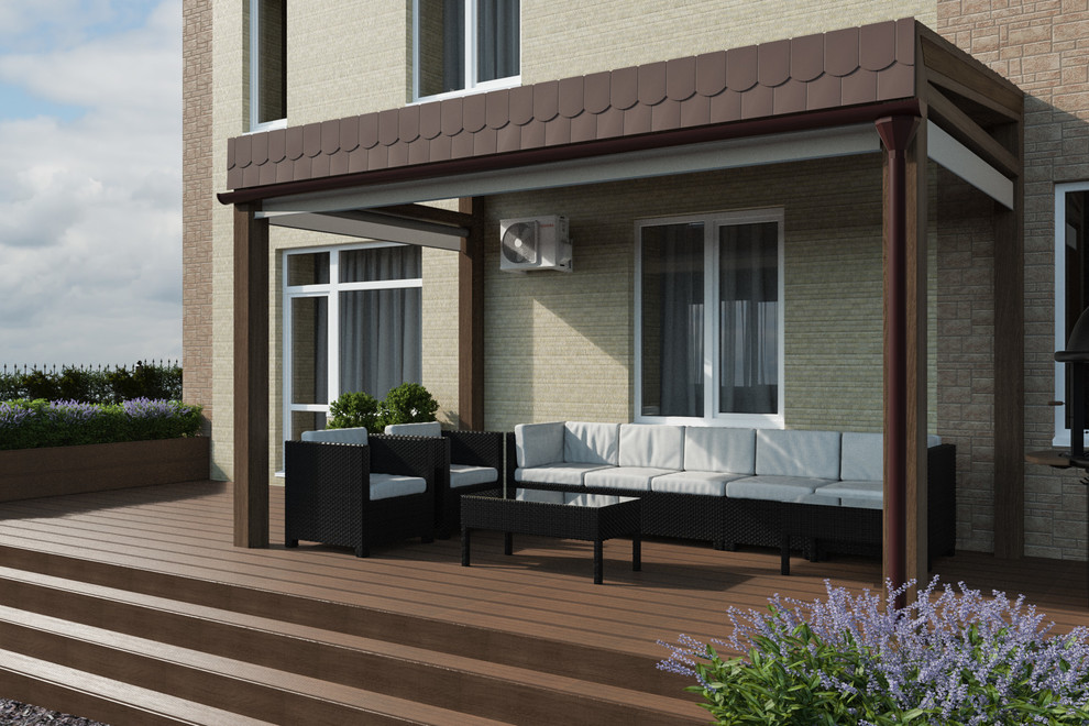 Ландшафтный дизайн придомовой территории на ул. Лазо в г. Хабаровске