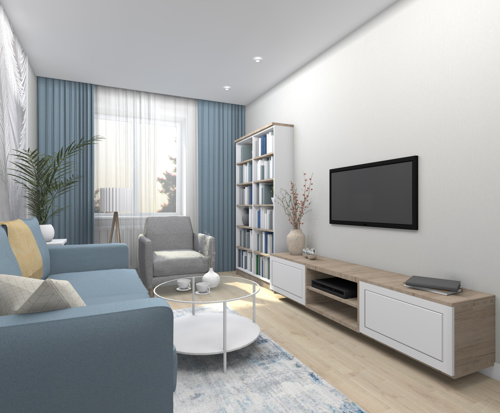 Дизайн-проект двухкомнатной квартиры по ул. Суворова