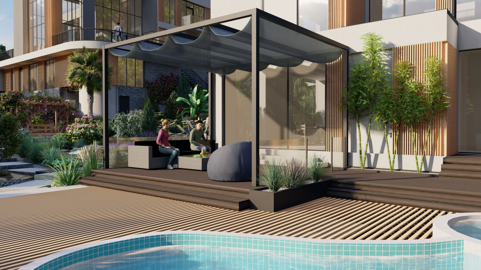 Ландшафтный дизайн частного дома в Сочи | 5 соток