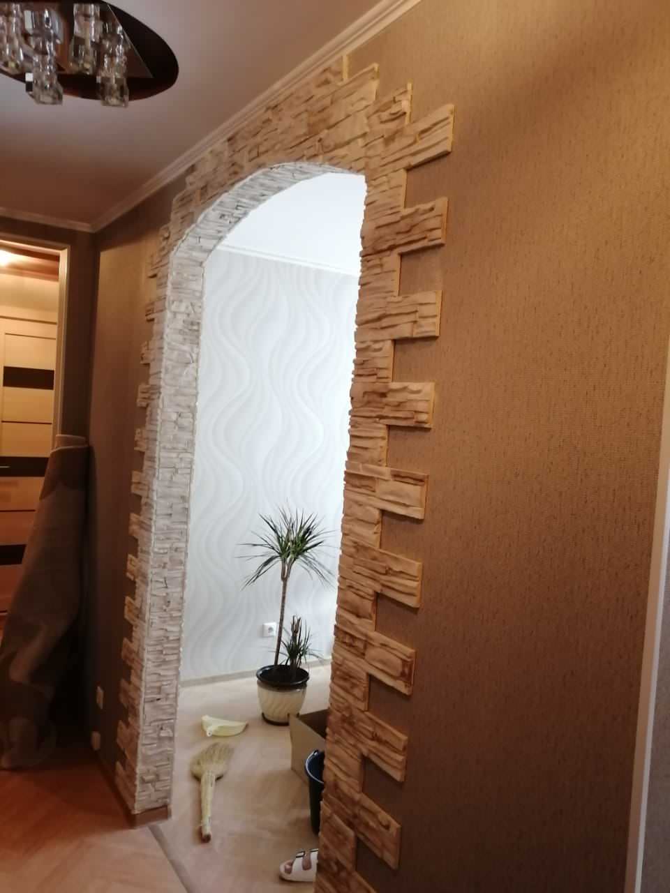 Декоративный камень в интерьере!