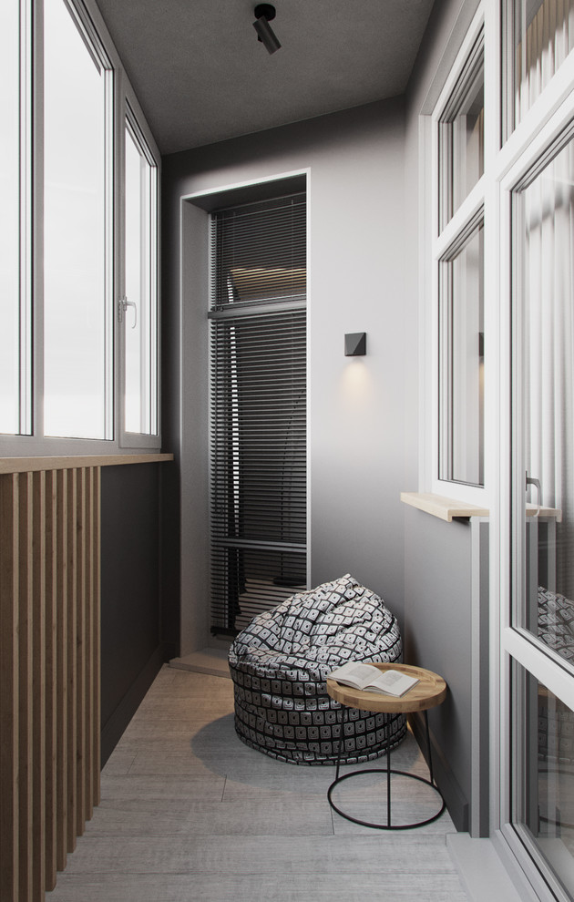 Бетон, дерево и камень